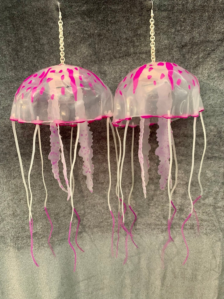 Jellyfish Earrings-Lila